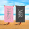 PTNQAZ Strandtuch mit Aufschrift Mr & Mrs, Geschenk für Flitterwochen, 2 Stück, für Liebhaber, Sommerstimmung, Hochzeitsgeschenk, personalisiertes Badetuch, Pool, Strandtuch für Erwachsene, Damen,