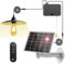 Solar Hängelampe, Solarlampen für Außen Hängend mit Fernbedienung 10 M, Dimmbare/Zeitgesteuerte Solarlampe, USB-Aufladung 5200mAh Batteriekapazität, IP65 Wasserdicht, für Innen/Außen (1 Licht)