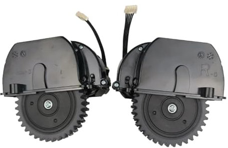 Vacuum Cleaner Wheel Assembly ，Compatible For Medion ，MD 18500 1850X 18600 19500 Robot Vacuum Cleaner Parts Wheel Include Motors(R+L)