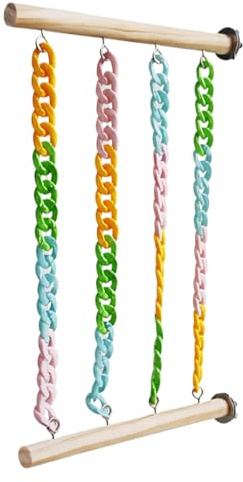 Station d'escalade Sugar Glider – Support balançoire pour petits animaux, pont d'activités pour hamster | Équipement de jeu durable pour s'amuser dans la cage, accessoires de tunnel de dissimulation