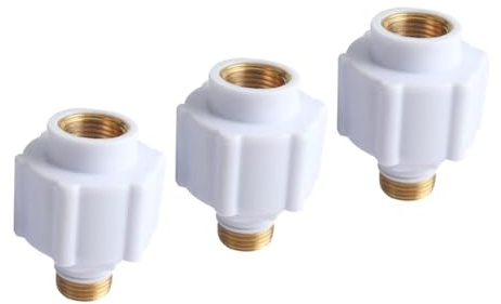OSALADI Anti Elektro Trennwand für Warmwasserbereiter Universelle Trennwand aus Kunststoff und Kupfer 3 Stück-pack für Bad und Küche