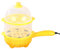 BEALIFE Vaporera de huevos inteligente, segura y confiable, para dormitorios, de ABS de temperatura, pequeña y multifuncional, amarillo doble la