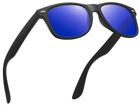 wearPro Polarisierte Sonnenbrille Herren/Damen | Leichter PC-Rahmen, TAC-Gläser, Klassischer Retro-Stil,Rechteckig Mit UV-Schutz;Für Autofahren, Angeln, Radfahren