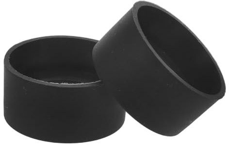 Mikroskop Augenmuschel 2 Stück 36–38mm Gummi für Stereomikroskope | Schwarz, Gepolsterte Ausführung, für Lange Beobachtungen und Forschung, Ersetzt Abgenutzte Ränder