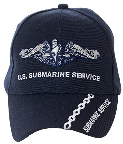 Artisan Owl Offiziell lizenzierte US Navy Submarine Service Baseballkappe, Marineblau, Einheitsgröße