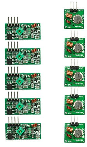 Aihasd 5PCS senza fili 433 mhz trasmettitore ricevitore trasmettitore radio modulo ricevitore a distanza