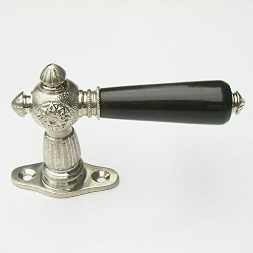 Fenstergriff Gründerzeit Jugendstil Nickel matt #18-NME