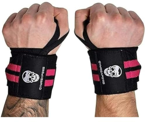 Gymreapers Gewichtheber-Handgelenkbandagen (Wettkampfqualität), 45,7 cm, professionelle Qualität, Handgelenkbandage mit strapazierfähiger Daumenschlaufe – Krafttraining
