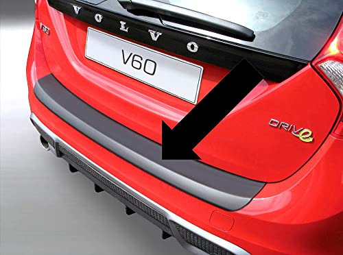 Richard Grant Mouldings Ltd. Original RGM Ladekantenschutz schwarz passend für Volvo V60 Kombi 5-Türer Baujahre 09.2010-08.2018 RBP563