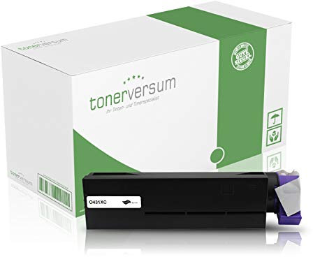 Tonerversum Toner kompatibel zu Oki 44574802 - Schwarz für B431d B431dn MB461 MB491 MB471 MB491 MB471w MB491 Plus LP