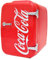 Cooluli Réfrigérateur Compact 4 litres Rouge Distributeur d'eau