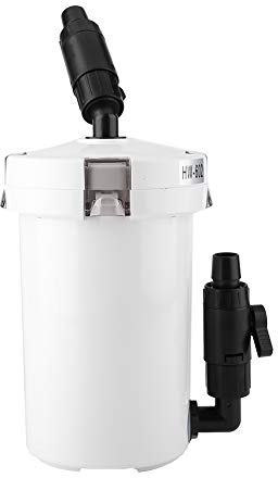 Jacksking Filtre d'aquarium, réservoir Externe pour Poissons d'aquarium Filtre Externe avec Table de Pompe Filtres de Mise en sourdine Seau, Pompe de Filtration pour réservoir(#1)