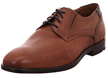 LLOYD Herren Schnürhalbschuhe KELSAN, Männer Businessschuhe,Derby,lose Einlage,Extra-Weit,Halbschuh,schnürschuh,Office,Noce/Pacific,40.5 EU / 7 UK
