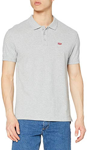 Levi's Herren Housemark Polo T-Shirt, Medium Grey Heather, XXL EU