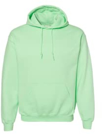 Gildan - Heavy Blend Hooded Sweatshirt - 18500, (Mint Green), Medium