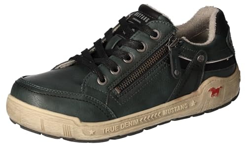 MUSTANG Damen Schnürschuh Halbschuh Reißverschluss Schnürung 1290-302, Größe:39 EU, Farbe:Mehrfarbig