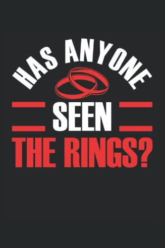 Has Anyone Seen The Ring: Ring Bearer Notebook | Wedding Ring Dude Security Notebook | Marriage Notebook Gift