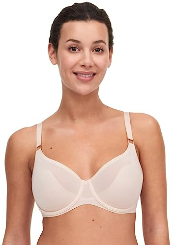 Chantelle Damen Pure Light Underwire Bra BH, Nude-Rouge, 90D