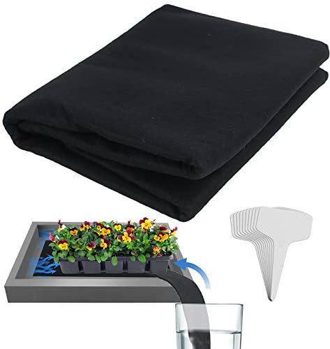 CCCYMM Automatic Plant Watering Mat, Capillary Mat, 3mm Thickness Self Watering Mats, Water Wicking Mat Watering System for Seedlings Indoor Potted Plants-47.2 x 39.4 Inches