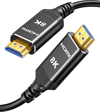 Highwings 8K HDMI 2.1 kabel20M, HDMI Kabel CL3 In Wall 48Gbps High Speed Bewertet Langes,8K@60Hz,4K@120Hz/144Hz UHD,Dynamisches HDR eARC 3D Dolby Atmos 4:4:4 HDCP 2.2 & 2.3