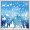 SODREE Pegatinas de Ventana de Navidad, Adhesivos Reutilizables de PVC Doble Cara para Cristal, Decoración de Copos de Nieve