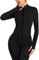 SEAUR Damen Slim Fit Laufjacke mit Taschen Daumenloch Voll Zip Sportjacke mit Kapuze