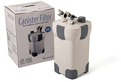 Jebao Filtro esterno per acquario con filtrazione (CF-55U, 396GPH)