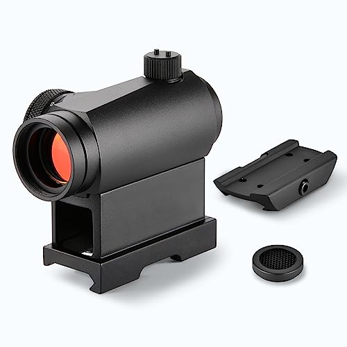 AOMEKIE Red Dot Visier Airsoft Rotpunktvisier mit 11 Stufen Helligkeit für 20 mm Schiene