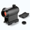 AOMEKIE Red Dot Visier Airsoft Rotpunktvisier mit 11 Stufen Helligkeit für 20 mm Schiene