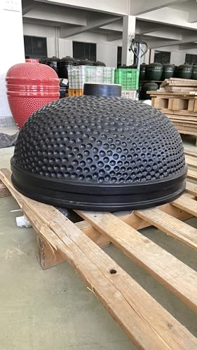 YNNI KAMADO TQ0013MB Kamado-Ofen-Grill-Ei mit Ständer, 33 cm, Schwarz