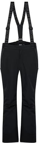 NORTH BEND NBHilfried Herren Skihose wasserdicht Winddicht atmungsaktiv Schneehose Winterhose mit Wassersäule 10000mm W-PRO Wetterschutzsystem, Größe:S, Farbe:Black (1001)