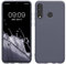 kwmobile Hülle kompatibel mit Huawei P30 Lite Hülle - weiches TPU Silikon Case - Cover geeignet für kabelloses Laden - Blaugrau