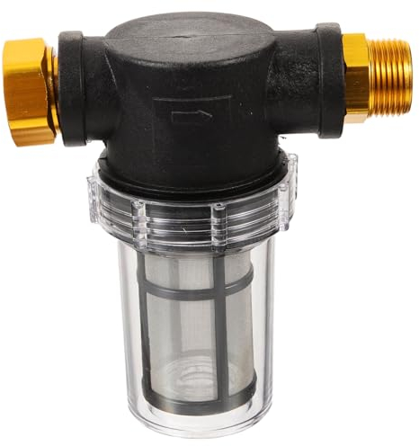 Mipcase High Pressure Sediment Filter for Garden Hose Efficient Inlet Filter for Washing Prevents Debris and Dirt Portable Design for Easy Use Eu Standard Mesh