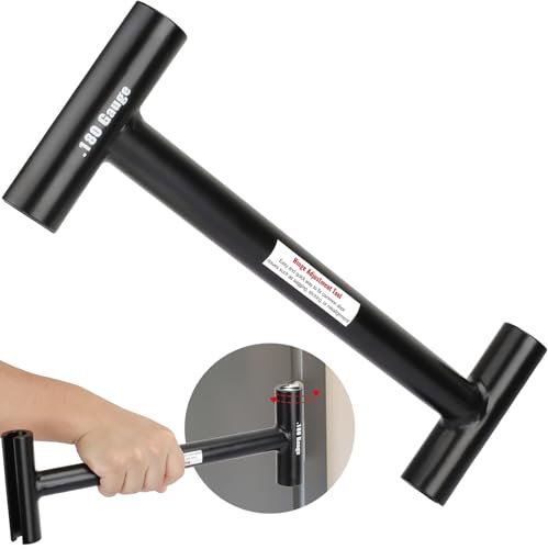 Hinge Adjustment Tool, Heavy Duty Hinge Bender Wrench for .180 Gauge and .134 Gauge 18mm-23mm Commercial Door