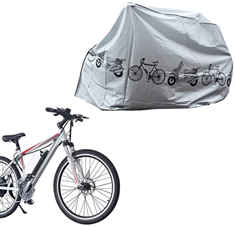 Jeorywoet Fahrradabdeckungen Staub Regen UV Schutz wasserdichtes Fahrradbezug innerner Außenabdeckung im Freien im Außenabdeckungsabdeckungen im Freien