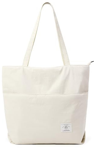 KALIDI Handtasche Damen Groß Puffer Bag Shopper Tasche mit Reißverschluss Tote Bag Damen Hobo Umhängetasche Schultertasche für Schule Büro Arbeit Reisen Einkauf