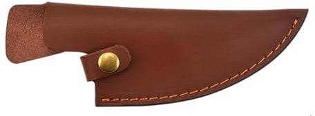 Tskcvy Cowhide Knife Sheath Boning Knife Small Kitchen Knifes PU Sheath with Belt Ring Portable Knife Sheath