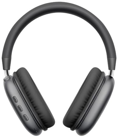 ZTOZ Wireless Headphones Over-Ear Bluetooth Adjustable 42 Hours of Listening Time Volume Control, Fitting in Gaming/Running/Sports Headphones for iPhone/Android/Samsung -Space Grey