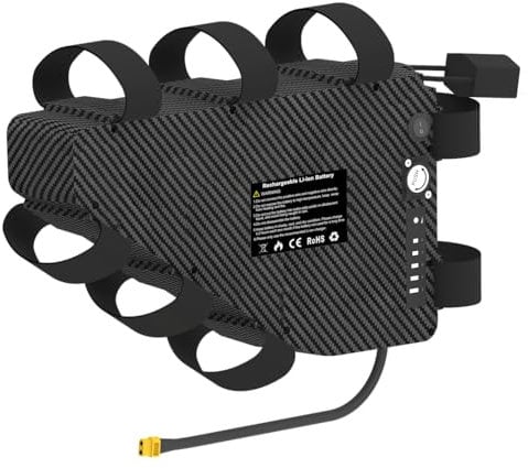YASCO 48V Lithium Battery, 30Ah e-bike Conversion Kit, 48V 30Ah Lithium Battery for 1500W Motor