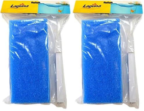 Laguna PowerClear Multi 3500 e 7000 Filtro per laghetto in schiuma di ricambio e lampadina UVB da 9 W (Confezione da 2)