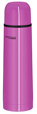 THERMOcafé by THERMOS 4058.244.050 Everyday Bouteille Isotherme en Acier Inoxydable Rose 0,5 l avec Bouchon à vis avec gobelet sans BPA