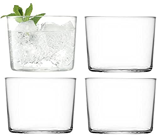 LSA International Gio GI13 Vaso, 220 ml, 4 unidades, transparente