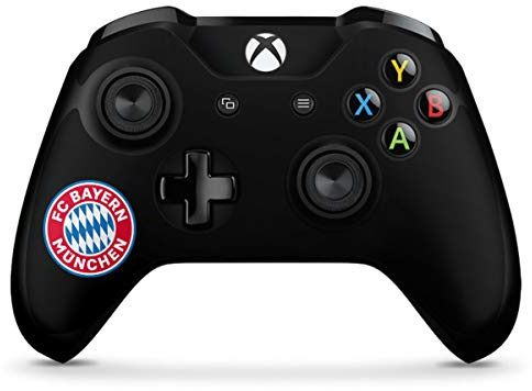DeinDesign Skin kompatibel mit Microsoft Xbox One X Controller Folie Sticker FC Bayern München Logo FCB
