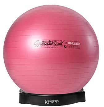 PEZZI Original Pezziball MAXAFE 53 cm m. Ballschale rubinrot Sitzball