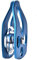 Alomejor Climbing Single Pulley 28KN Leichtmetall Rettungsrolle Pendelplatte Hochleistungs Einfachschwenk Seilrolle Fixed Rock Climbing(Blau)
