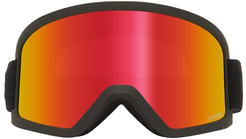 Dragon Unisex Adult Prescription Frames DX3 OTG - Black/Llredion with Lumalens Red Ion Lens