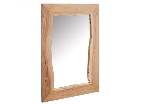 MASSIVMOEBEL24.DE | Pure Acacia Spiegel im Massivholzrahmen #713 | aus Akazienholz - Natur lackiert | 100x3x70 cm | modern | Badspiegel Kommodenspiegel Flurspiegel
