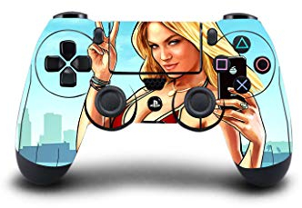 PS4 Controller Vinyl Sticker Decal Skin Wrap Scratch Protection - Grand Theft Auto 5 Loading Screen - PlayStation 4 Controller