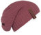 KNIT FACTORY - Coco Mütze - Strickmütze für Damen und Herren - Slouch Beanie - Wintermütze mit Wolle - Hochwertige Qualität - Stone Red