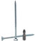 Lot de 50 vis à bois en acier zingué 5,0 x 90 mm avec filetage partiel Pozi-Drive à tête fraisée pour panneaux d'aggloméré (50, 5 x 90 mm)